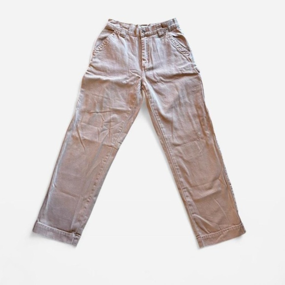 DEUS Ex‎ Machina Cargo Pants Tan Canvas Workwear Style Women's Size S